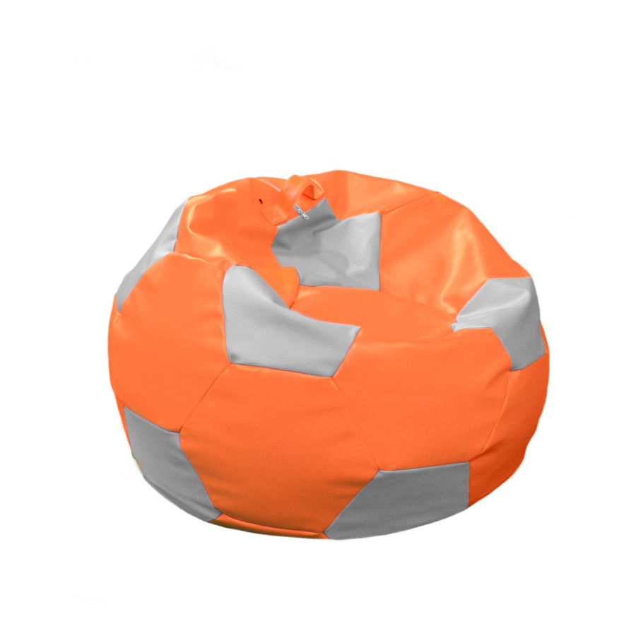 Кресло-мешок Bean-Bag Ball Orange-Grey Mini
