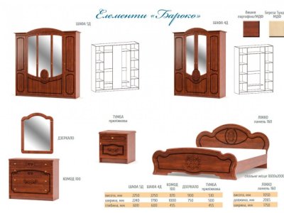 Dormitor BAROCO