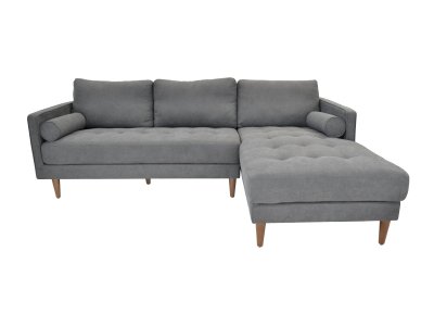 Colțar ne-extensibil City  Dark-Grey