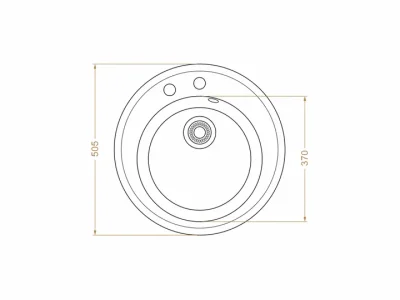Chiuvetă 510mm