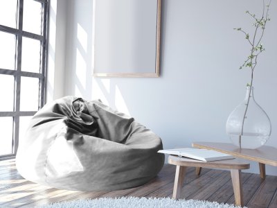 Кресло-мешок Bean Bag Light-Grey