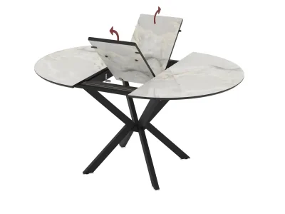 Masă de bucătărie extensibilă Diano Mola, 110x110/145 cm