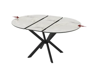 Masă de bucătărie extensibilă Diano Mola, 110x110/145 cm