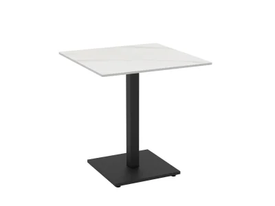 Masă fixă Elora 70x70 piatră sinterizată Calacatta