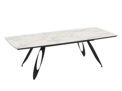 Раздвижной обеденный стол Merkur 103x190/250 (Marmo)