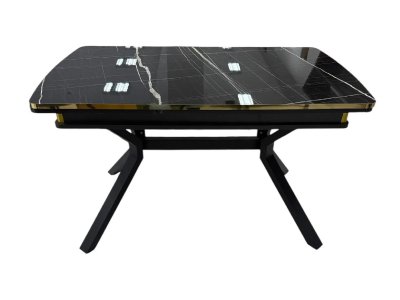 Masă extensibilă de dining Nova Royal Marble High Gloss 80x130/170