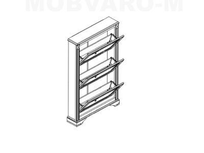 Tumbă pentru încălțăminte STILIUS 3D