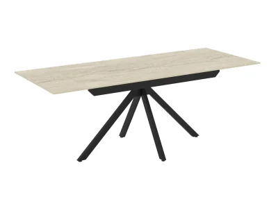 Masă extensibilă de dining Perla (80x140/170/200 cm), blat din piatră sinterizată Frost (копия)