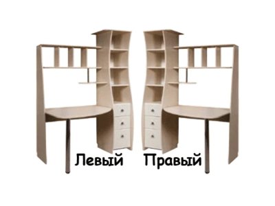 Компьютерный стол «Жемчужина 01» (правый)